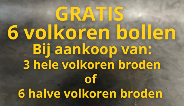 GRATIS volkoren bollen