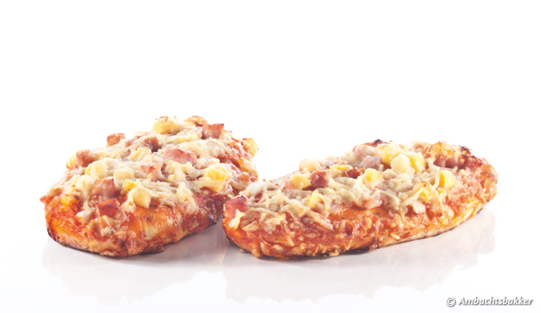 Pizza Hawai broodje